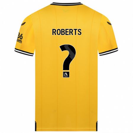 Kandiny Herren Tyler Roberts #0 Gelb Heimtrikot Trikot 2023/24 T-Shirt
