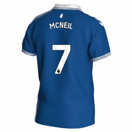 Kandiny Herren Dwight Mcneil #7 Königsblau Heimtrikot Trikot 2023/24 T-Shirt