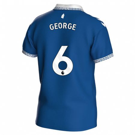Kandiny Herren Gabrielle George #6 Königsblau Heimtrikot Trikot 2023/24 T-Shirt