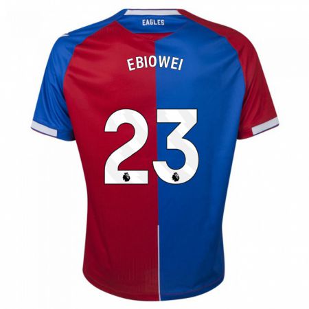 Kandiny Herren Malcolm Ebiowei #23 Rot Blau Heimtrikot Trikot 2023/24 T-Shirt