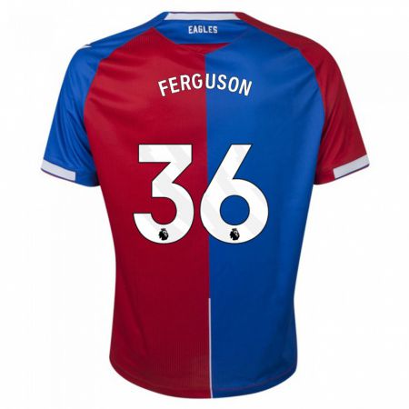 Kandiny Herren Nathan Ferguson #36 Rot Blau Heimtrikot Trikot 2023/24 T-Shirt
