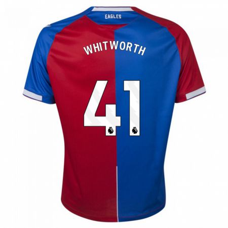 Kandiny Herren Joe Whitworth #41 Rot Blau Heimtrikot Trikot 2023/24 T-Shirt