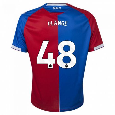 Kandiny Herren Luke Plange #48 Rot Blau Heimtrikot Trikot 2023/24 T-Shirt