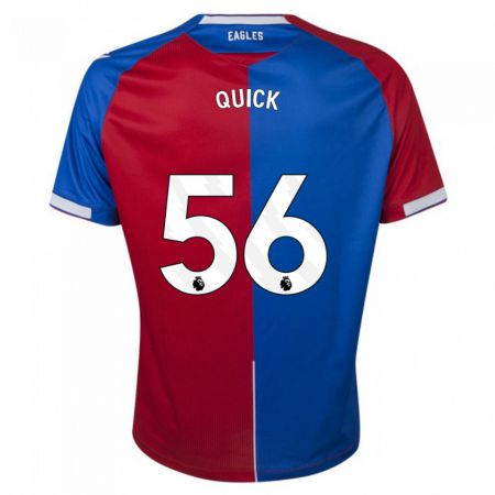 Kandiny Herren Daniel Quick #56 Rot Blau Heimtrikot Trikot 2023/24 T-Shirt