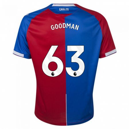 Kandiny Herren Owen Goodman #63 Rot Blau Heimtrikot Trikot 2023/24 T-Shirt