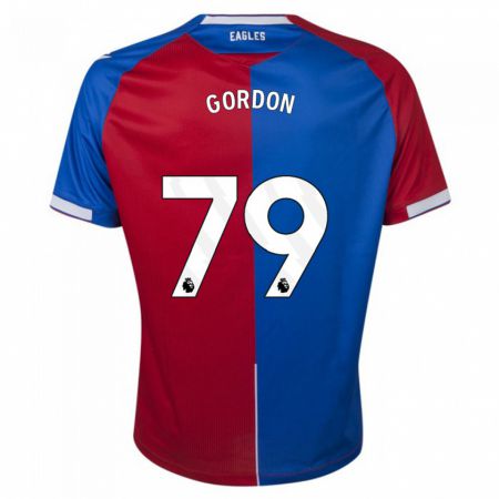 Kandiny Herren John-Kymani Gordon #79 Rot Blau Heimtrikot Trikot 2023/24 T-Shirt