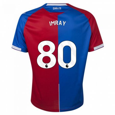 Kandiny Herren Danny Imray #80 Rot Blau Heimtrikot Trikot 2023/24 T-Shirt