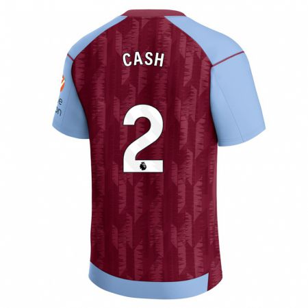 Kandiny Herren Matty Cash #2 Weinrotblau Heimtrikot Trikot 2023/24 T-Shirt