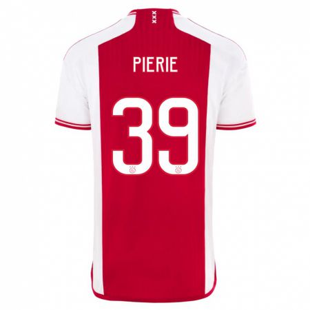 Kandiny Herren Kik Pierie #39 Rot-Weiss Heimtrikot Trikot 2023/24 T-Shirt
