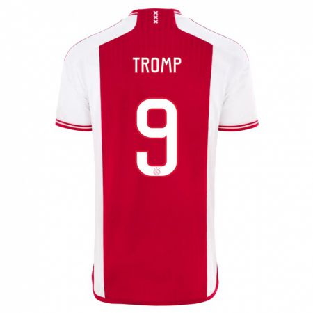 Kandiny Herren Nikita Tromp #9 Rot-Weiss Heimtrikot Trikot 2023/24 T-Shirt