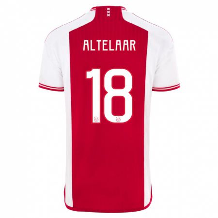Kandiny Herren Jamie Altelaar #18 Rot-Weiss Heimtrikot Trikot 2023/24 T-Shirt