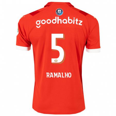 Kandiny Herren André Ramalho #5 Rot Heimtrikot Trikot 2023/24 T-Shirt