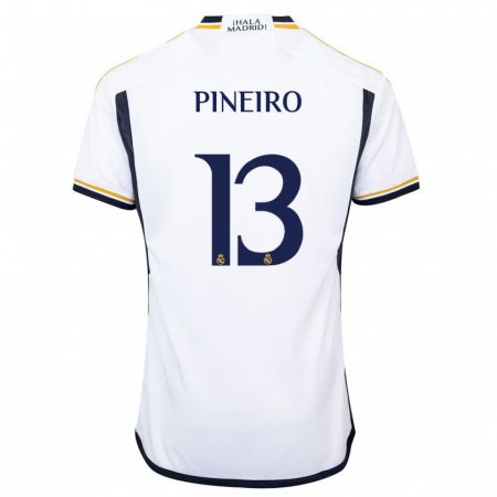 Kandiny Herren Diego Piñeiro #13 Weiß Heimtrikot Trikot 2023/24 T-Shirt