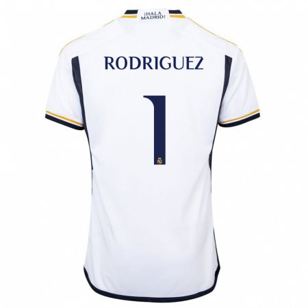 Kandiny Herren Misa Rodriguez #1 Weiß Heimtrikot Trikot 2023/24 T-Shirt