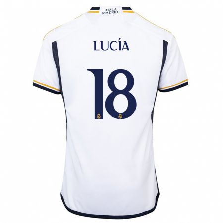 Kandiny Herren Lucia Rodriguez #18 Weiß Heimtrikot Trikot 2023/24 T-Shirt