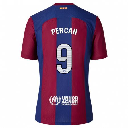 Kandiny Herren Diego Percan #9 Rot Blau Heimtrikot Trikot 2023/24 T-Shirt
