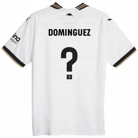 Kandiny Herren Mario Dominguez #0 Weiß Heimtrikot Trikot 2023/24 T-Shirt