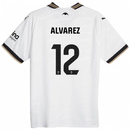 Kandiny Herren Sofia Alvarez #12 Weiß Heimtrikot Trikot 2023/24 T-Shirt