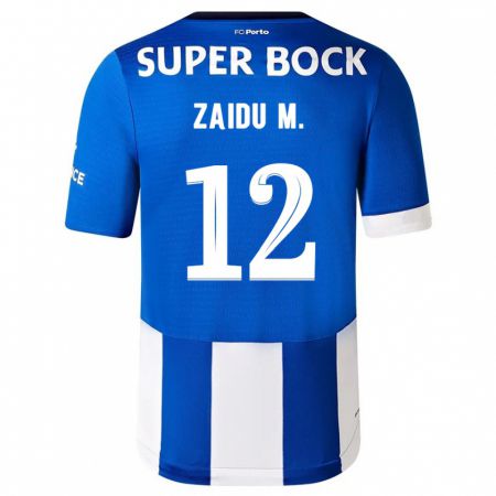 Kandiny Herren Zaidu #12 Blau Weiss Heimtrikot Trikot 2023/24 T-Shirt