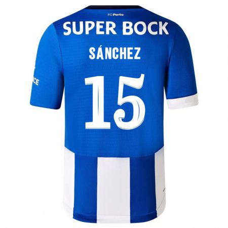 Kandiny Herren Jorge Sánchez #15 Blau Weiss Heimtrikot Trikot 2023/24 T-Shirt