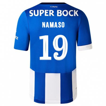 Kandiny Herren Danny Namaso #19 Blau Weiss Heimtrikot Trikot 2023/24 T-Shirt