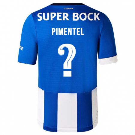 Kandiny Herren Eric Pimentel #0 Blau Weiss Heimtrikot Trikot 2023/24 T-Shirt