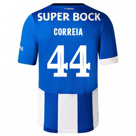 Kandiny Herren Romain Correia #44 Blau Weiss Heimtrikot Trikot 2023/24 T-Shirt
