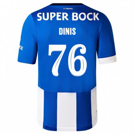 Kandiny Herren Dinis #76 Blau Weiss Heimtrikot Trikot 2023/24 T-Shirt