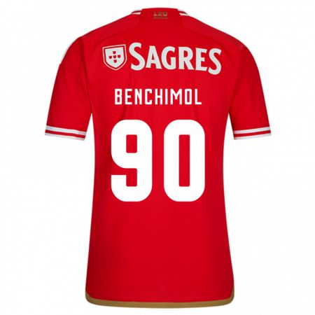 Kandiny Herren Benchimol #90 Rot Heimtrikot Trikot 2023/24 T-Shirt