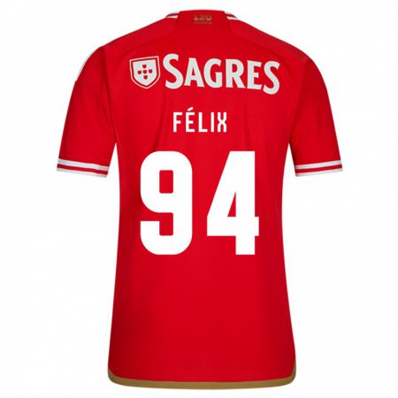 Kandiny Herren Hugo Félix #94 Rot Heimtrikot Trikot 2023/24 T-Shirt
