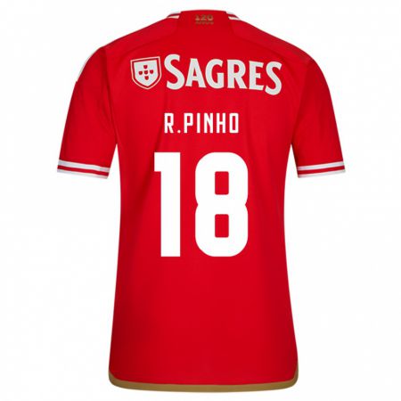 Kandiny Herren Rodrigo Pinho #18 Rot Heimtrikot Trikot 2023/24 T-Shirt