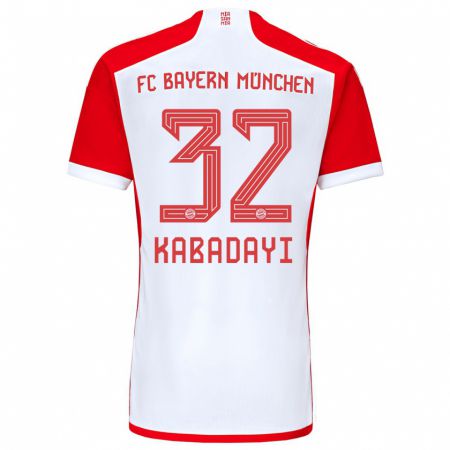Kandiny Herren Yusuf Kabadayi #32 Rot-Weiss Heimtrikot Trikot 2023/24 T-Shirt