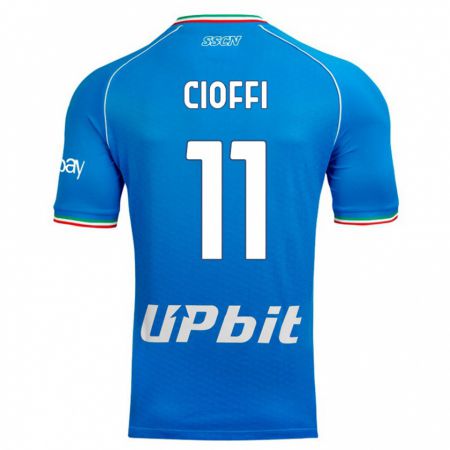 Kandiny Herren Antonio Cioffi #11 Himmelblau Heimtrikot Trikot 2023/24 T-Shirt