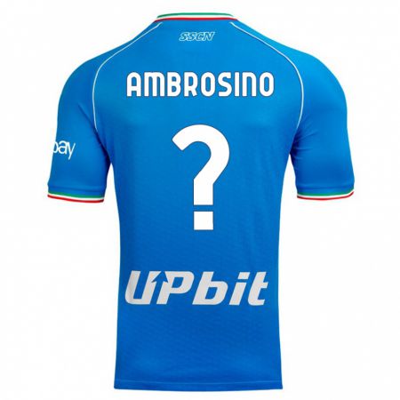 Kandiny Herren Ambrosino #0 Himmelblau Heimtrikot Trikot 2023/24 T-Shirt