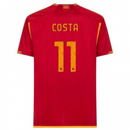 Kandiny Herren João Costa #11 Rot Heimtrikot Trikot 2023/24 T-Shirt