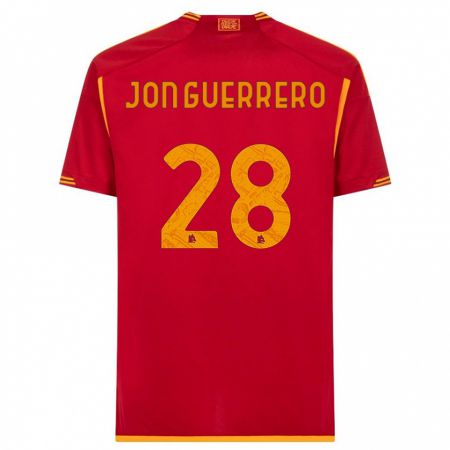 Kandiny Herren Julen Jon Guerrero #28 Rot Heimtrikot Trikot 2023/24 T-Shirt