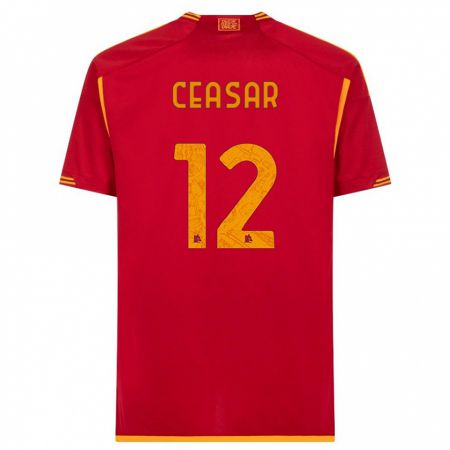 Kandiny Herren Camelia Ceasar #12 Rot Heimtrikot Trikot 2023/24 T-Shirt