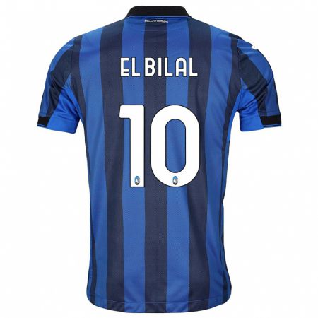 Kandiny Herren El Bilal Touré #10 Schwarz Blau Heimtrikot Trikot 2023/24 T-Shirt