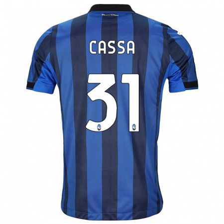 Kandiny Herren Federico Cassa #31 Schwarz Blau Heimtrikot Trikot 2023/24 T-Shirt