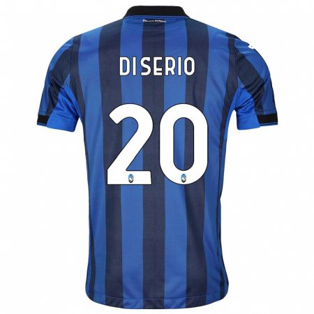 Kandiny Herren Giuseppe Di Serio #20 Schwarz Blau Heimtrikot Trikot 2023/24 T-Shirt