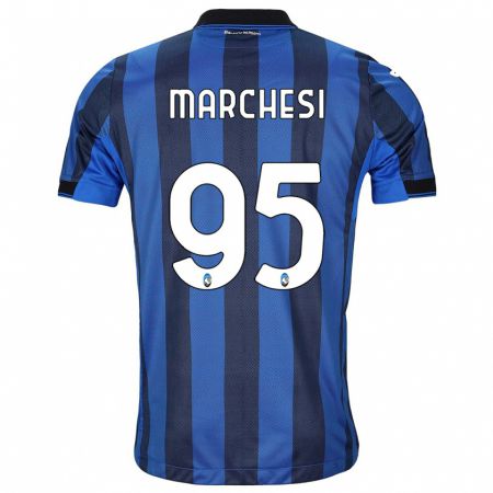 Kandiny Herren Silvia Marchesi #95 Schwarz Blau Heimtrikot Trikot 2023/24 T-Shirt