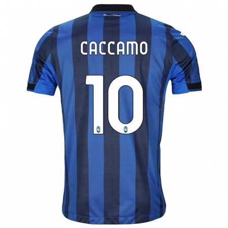 Kandiny Herren Patrizia Caccamo #10 Schwarz Blau Heimtrikot Trikot 2023/24 T-Shirt