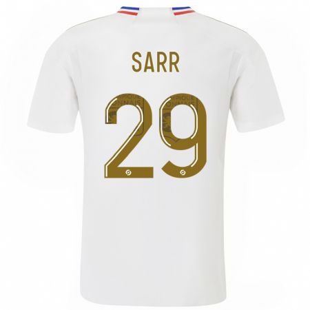 Kandiny Herren Mamadou Sarr #29 Weiß Heimtrikot Trikot 2023/24 T-Shirt