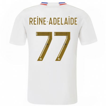 Kandiny Herren Jeff Reine-Adélaïde #77 Weiß Heimtrikot Trikot 2023/24 T-Shirt