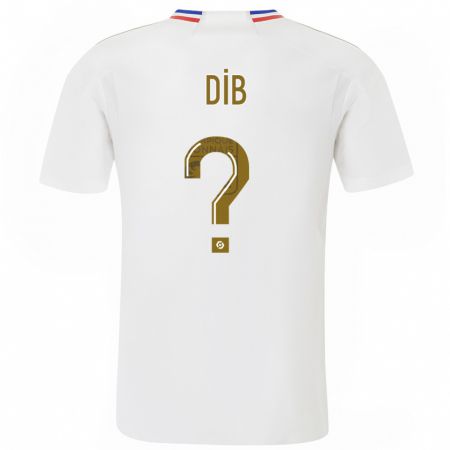 Kandiny Herren Djibrail Dib #0 Weiß Heimtrikot Trikot 2023/24 T-Shirt