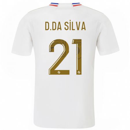 Kandiny Herren Damien Da Silva #21 Weiß Heimtrikot Trikot 2023/24 T-Shirt
