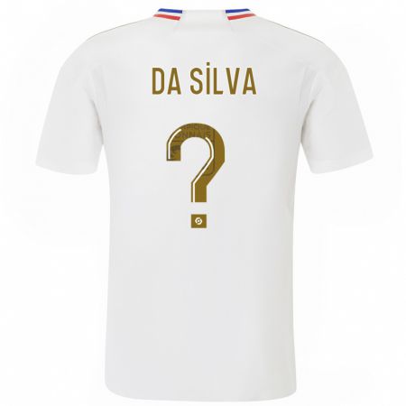 Kandiny Herren Florent Da Silva #0 Weiß Heimtrikot Trikot 2023/24 T-Shirt