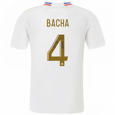 Kandiny Herren Selma Bacha #4 Weiß Heimtrikot Trikot 2023/24 T-Shirt