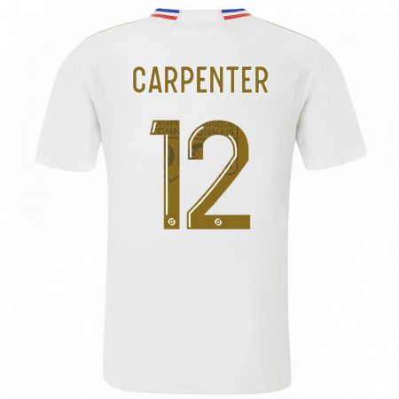 Kandiny Herren Ellie Carpenter #12 Weiß Heimtrikot Trikot 2023/24 T-Shirt