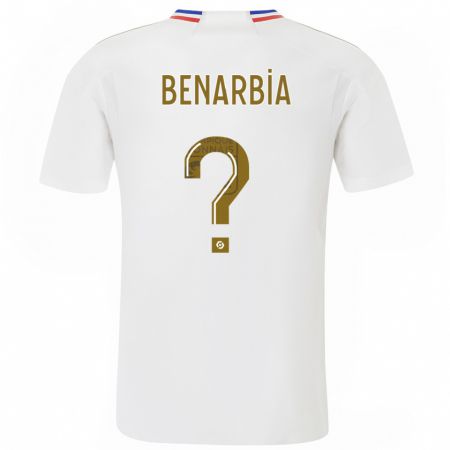 Kandiny Herren Fares Benarbia #0 Weiß Heimtrikot Trikot 2023/24 T-Shirt